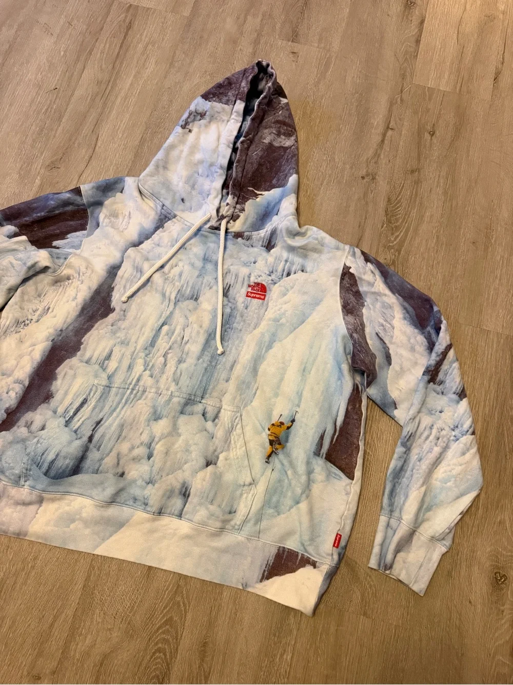 Supreme The North Face Ice Climb Hooded Sweatshirt Multicolor Sz Large